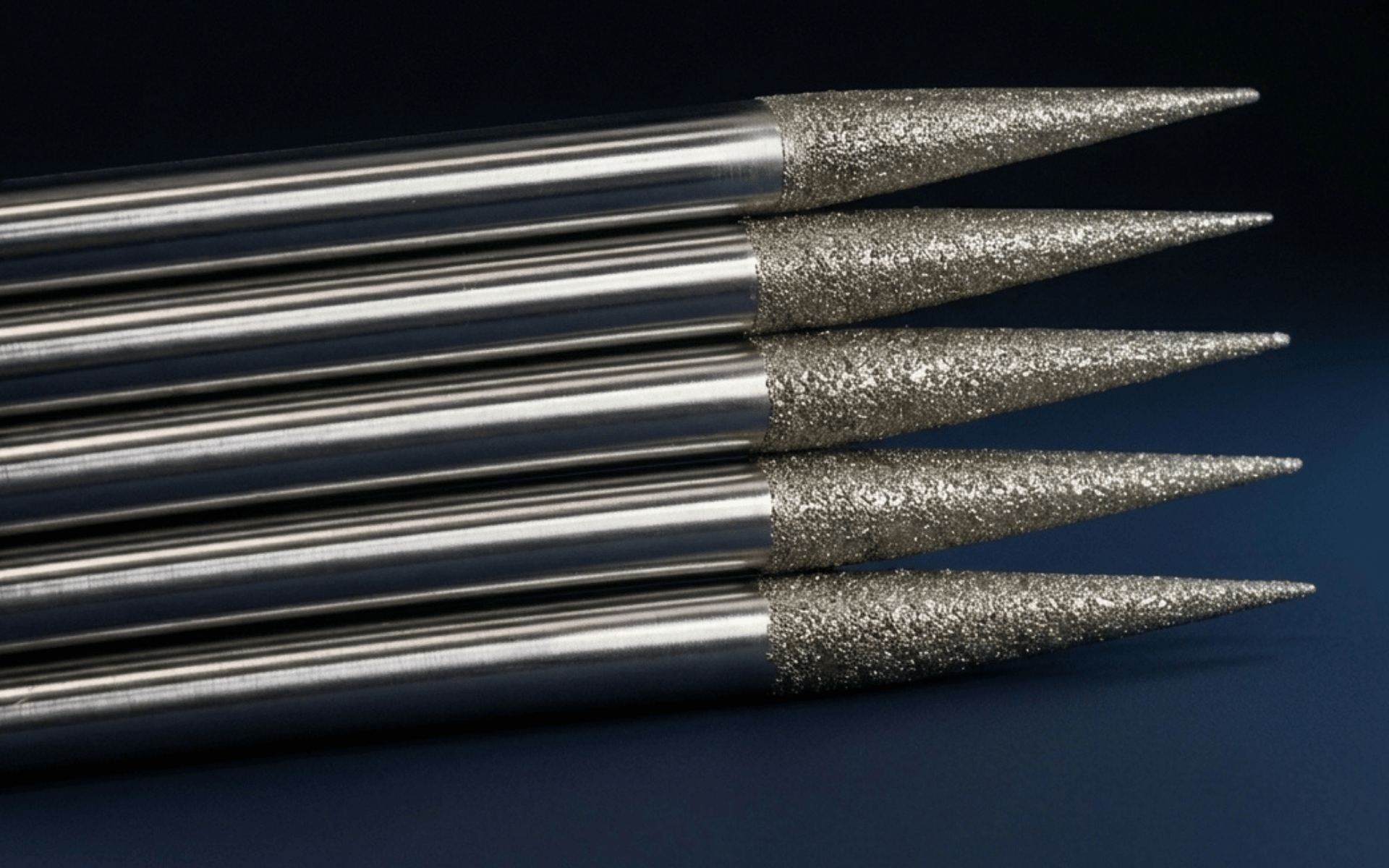 Taper ripping and polishing pins Taper ripping and polishing pins